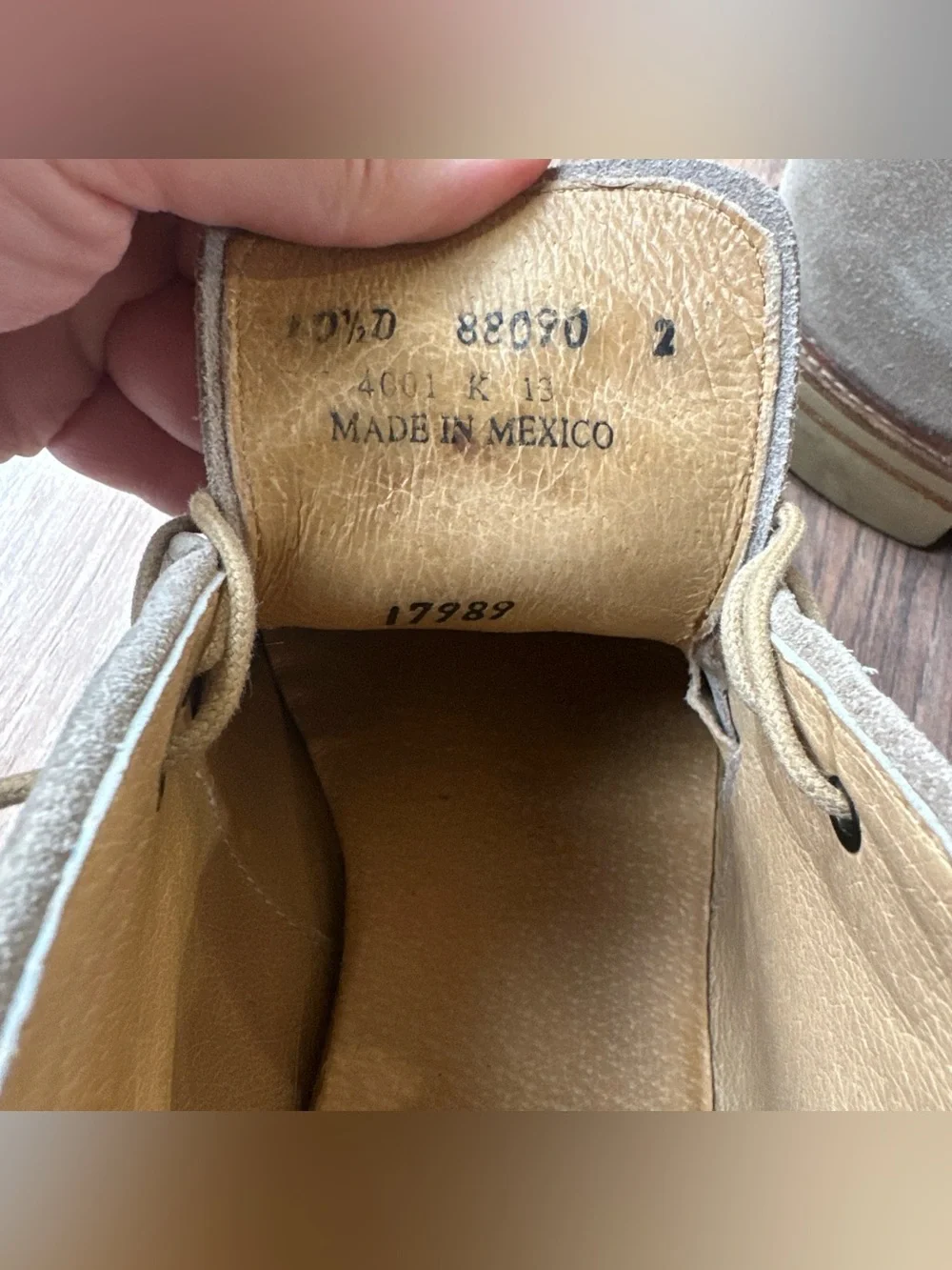 FRYE Tan Brown Suede Leather Chukka Ankle Boots US 10.5 D